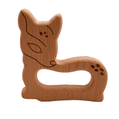 Organic Baby Wooden Teether Set