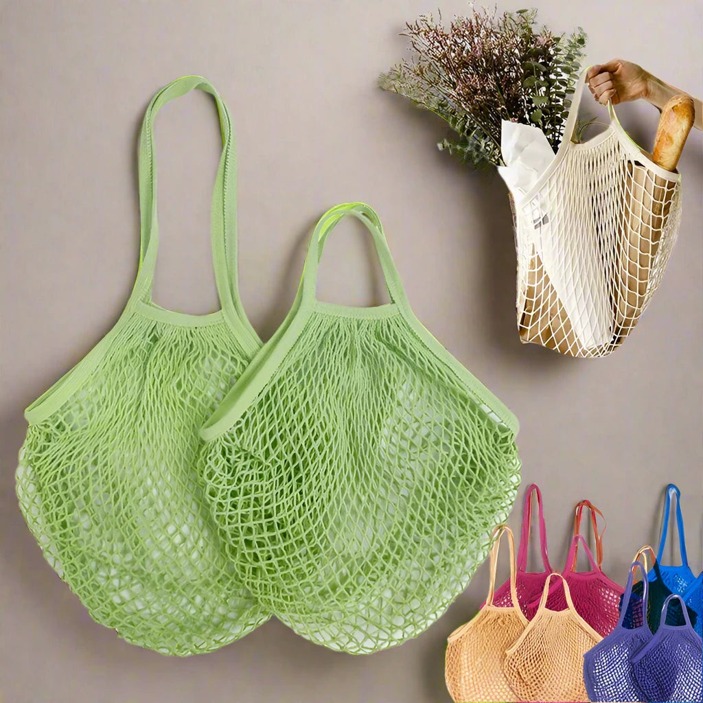 Reusable Cotton Net Shopping Bag