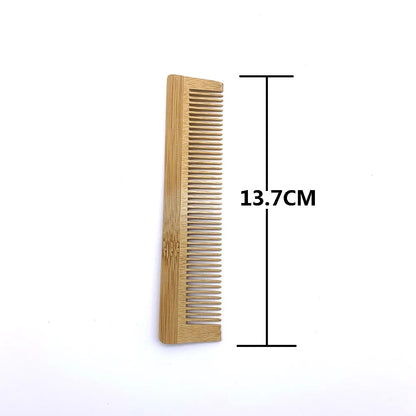 Bamboo Hair Vent Brush Comb Set (2pcs)