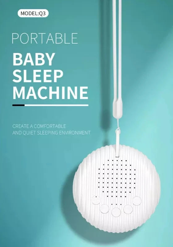 White Noise Machine for Babies - 10 Natural Sounds, Portable USB