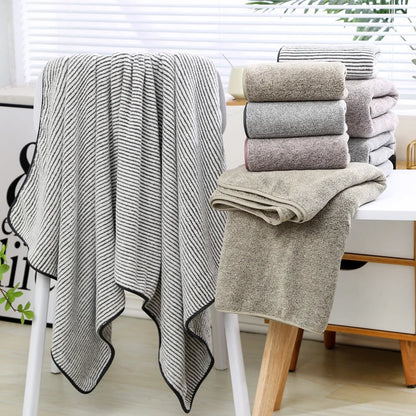 Soft Bamboo Charcoal Bath Towel