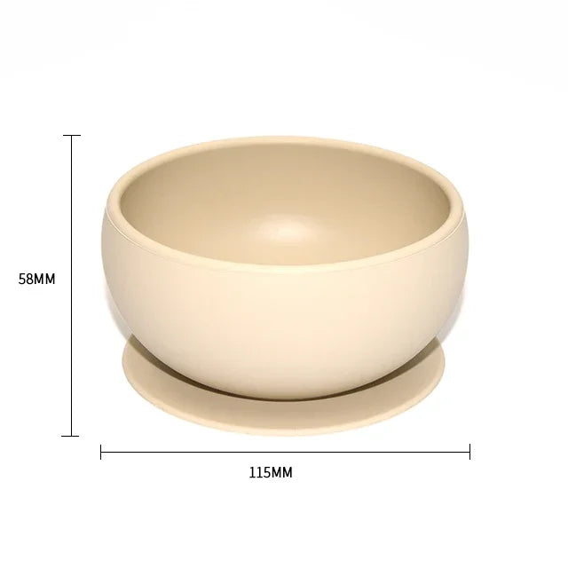 Kids Silicone Dish Baby Bowl