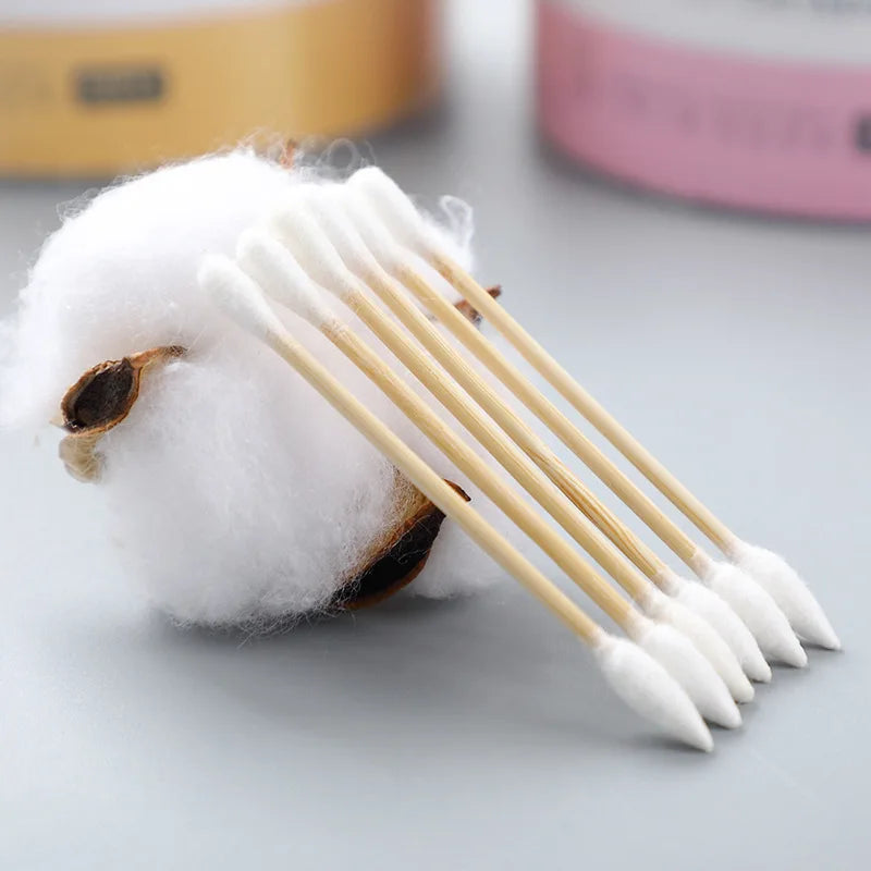 Biodegradable Organic Wooden Cotton Swabs