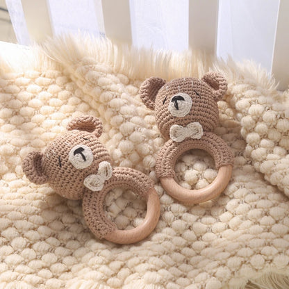 Cute Animal Crochet Baby Toy Set