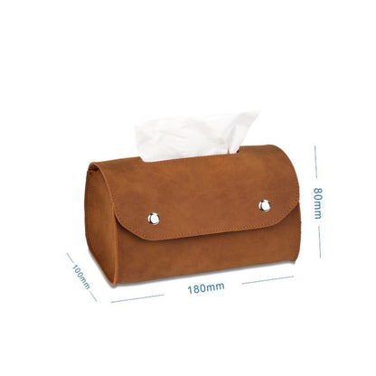 Retro Eco Friendly Leather Napkin Holder