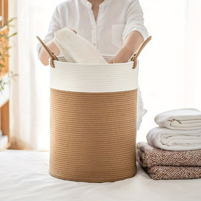 Large Cotton Rope Laundry Basket