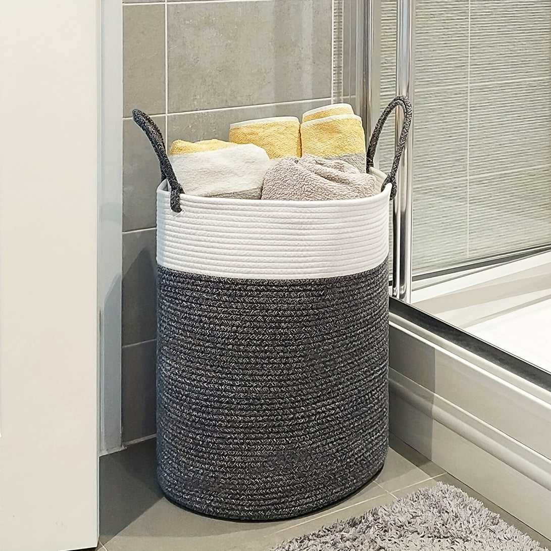 Large Cotton Rope Laundry Basket