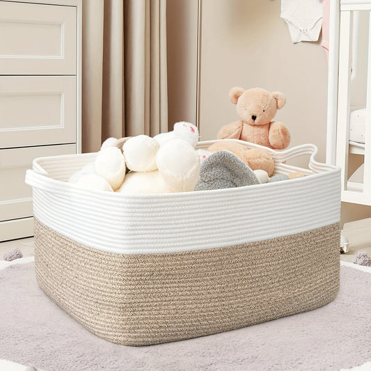 Large Cotton Rope Storage Basket