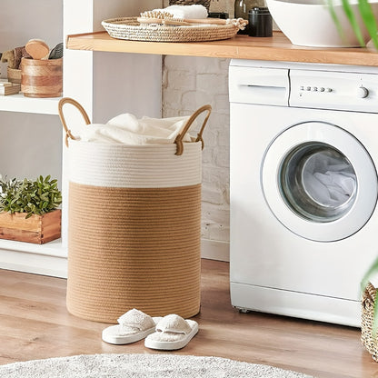 Large Cotton Rope Laundry Basket